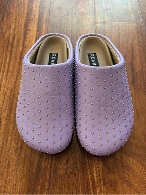 ROAM Studded Clogs in Light Purple